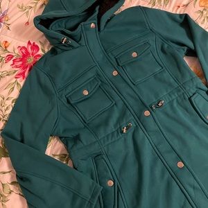 BNWT Big Chill Teal Green Anorak Hooded Jacket
